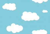 фон за сладкий стол с облаками «the planes»