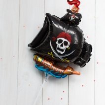 Мини шарик на палочке «пиратский кораблик»